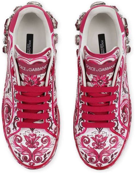dolce gabbana sneakers rood